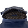 Messenger Bag Shoulder Bag of Dark Blue Leather