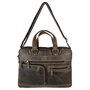 Laptop bag for 15.6 inch Laptops - Dark Brown Buffalo Leather