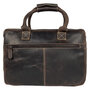 Westernbag - Laptop bag 13 inch Laptop Dark Brown Buffalo leather