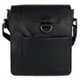 Black Leather Crossbody Shoulder Bag From Arrigo