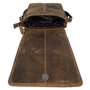 Shoulder bag Women or Men of Buffalo Leather Cognac