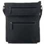 Black Shoulder Bag - Ladies Or Mens Bag In Genuine Leather