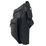 Black Shoulder Bag - Ladies Or Mens Bag In Genuine Leather