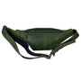 Leather Fanny Pack - Belly Bag Of Green Leather