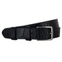 Belt 3 cm Black Leather for Men and Women