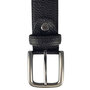 Moneybelt 4 cm Black Leather
