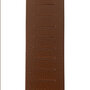 Perforated belt cognac 3 cm