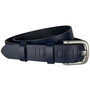 Perforated belt dark blue3 cm