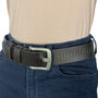 Perforated belt dark brown 4 cm