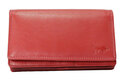 Ladies Wallet of Red Leather with RFID Protection