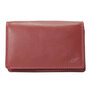 Ladies Purse With RFID Of Dark Red Leather