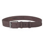 Belt - 4 cm Wide Made From Dark Brown Leather