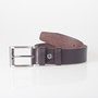 Belt of 4 cm wide made of dark brown leather