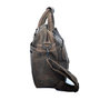  Spacious buffalo shoulder bag / handbag, dark brown