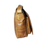 Light Brown Leather Messenger Bag Shoulder Bag
