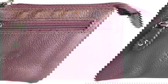 Arrigo Sleuteletui - Bordeauxrood Leer met Ritsvakje - Arrigo.nl