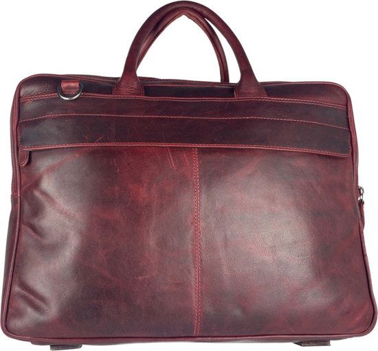 Arrigo laptoptas 17 inch rood - Arrigo.nl