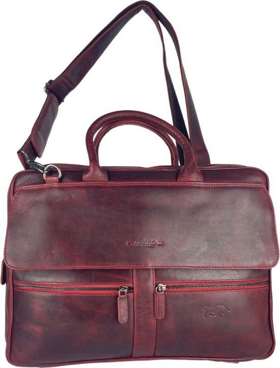 Arrigo laptoptas 17 inch rood - Arrigo.nl
