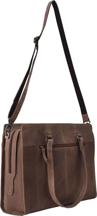 Croco werktas lichtbruin - Arrigo.nl