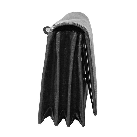 Dames Portemonnee - Zwart Leer met RFID Bescherming - Arrigo.nl