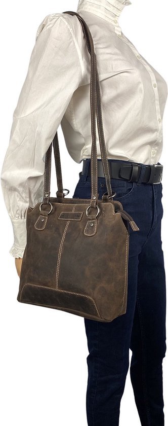 Diefstalbestendige Rugzak Donkerbruin - Arrigo.nl