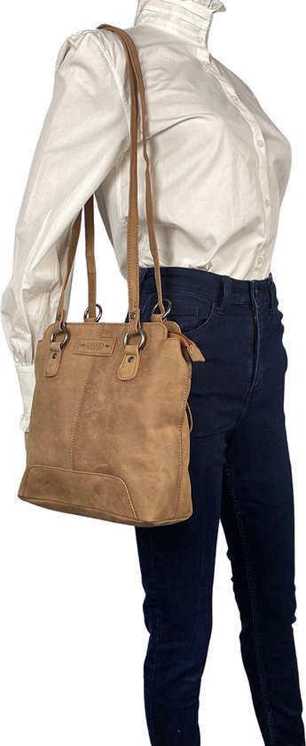 Diefstalbestendige Rugzak Taupe - Arrigo.nl