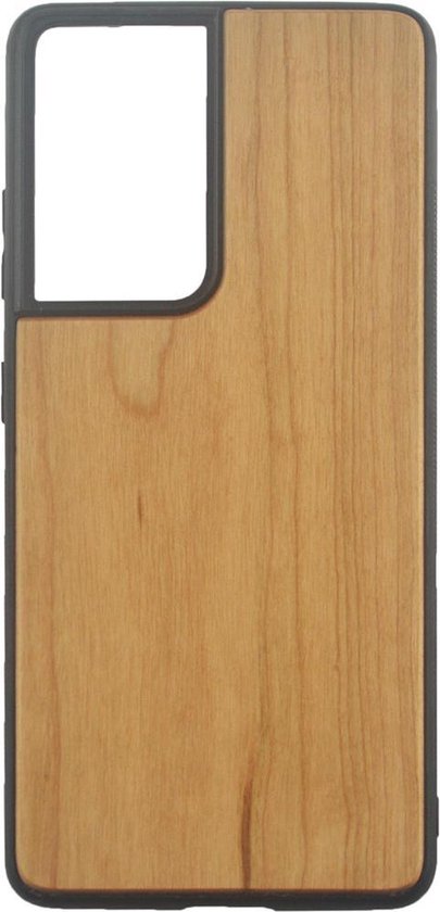 Galaxy S21 Ultra Hoesje - Hout - Arrigo.nl