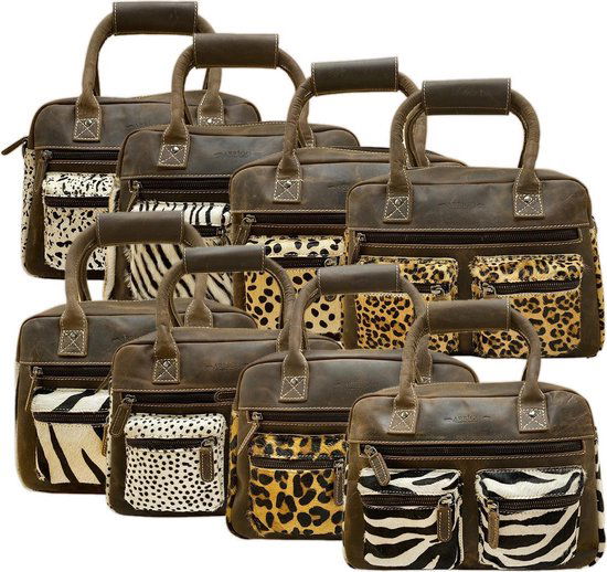 Handtas jaguar bruin crossbody dames tas cowboybag westernbag - Arrigo.nl