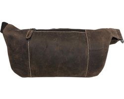 Heuptasje dames of heuptasje heren donkerbruin leer fanny pack donkerbruin - Arrigo.nl