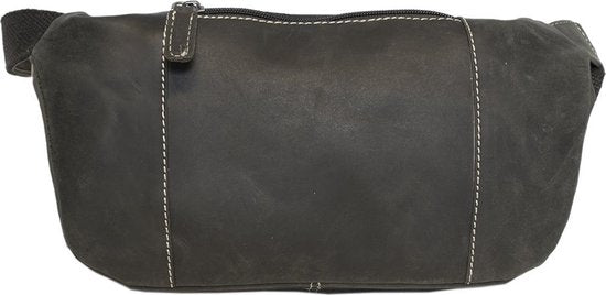 Heuptasje dames of heuptasje heren zwart leer fanny pack zwart - Arrigo.nl