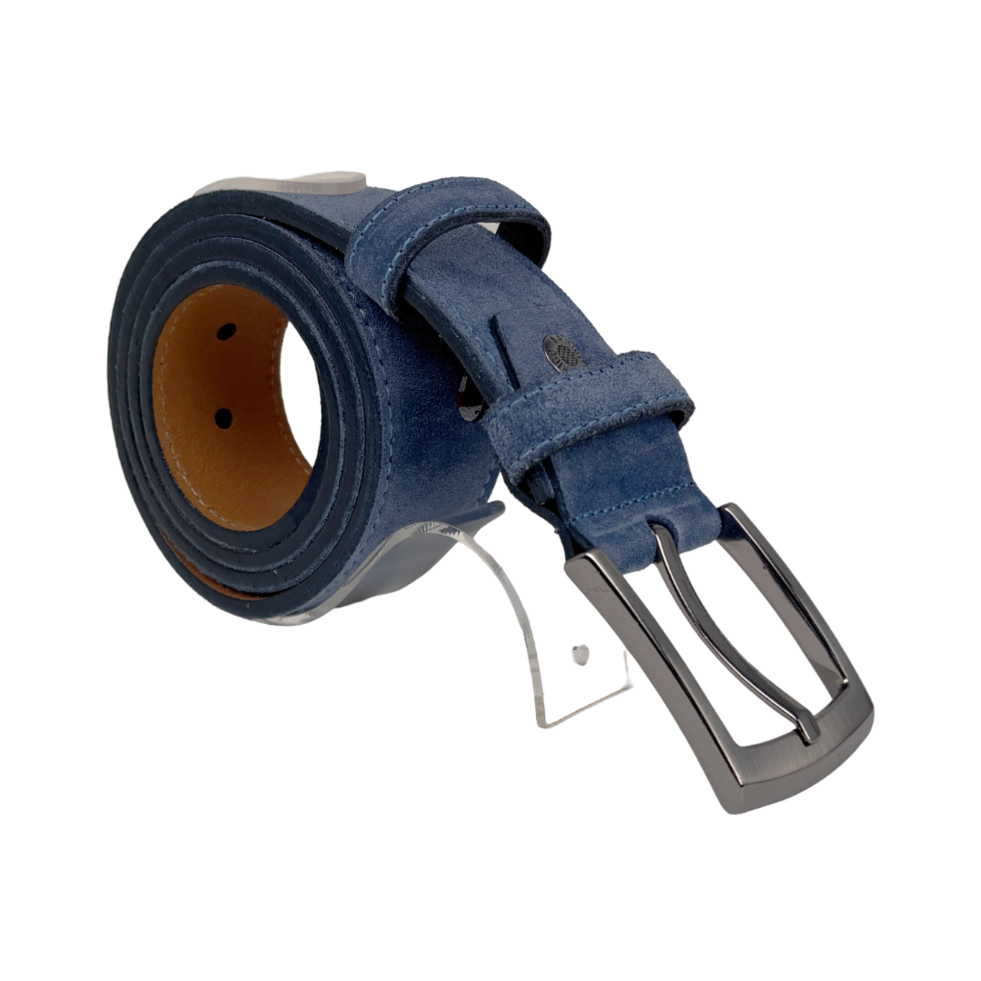 Navigare Suède Riem - Echt Leer, Made In Italy, In Te Korten, Hoogte 3,5 Cm