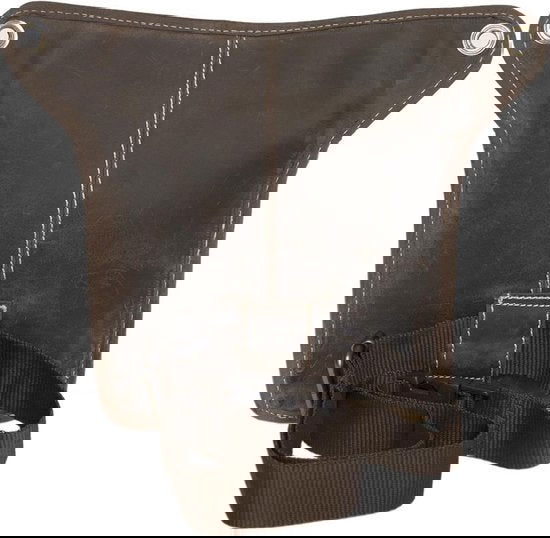 Motor Beentas - Donkerbruin Leren Heuptasje of Leren Schoudertasje - Arrigo.nl