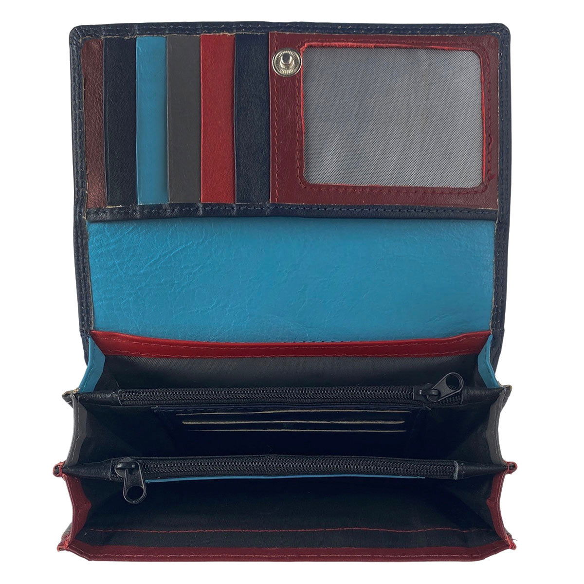 Portemonnee Dames donkerblauw - Arrigo.nl