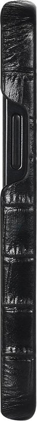 iPhone 12 Hoesje - Zwart Krokodillenprint - Arrigo.nl